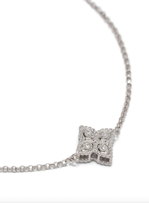 18K white gold diamond bracelet